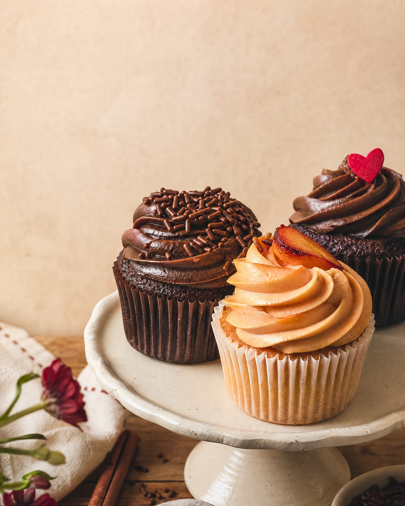 Arte do Curso de Cupcakes da Amor de Brigadeiro